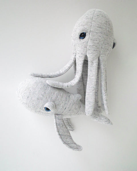 The Mini Octopus Stuffed Animal Plushie GrandPa Mini by BigStuffed