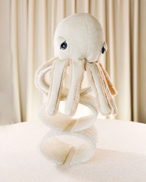 The Mini Gold Octopus Stuffed Animal Plushie Gold Mini by BigStuffed