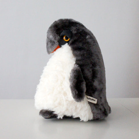The Penguin Stuffed Animal Plushie Black Small by BigStuffed