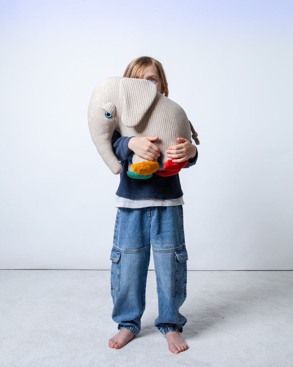 The Elephant Stuffed Animal Plushie Primary Small by BigStuffed