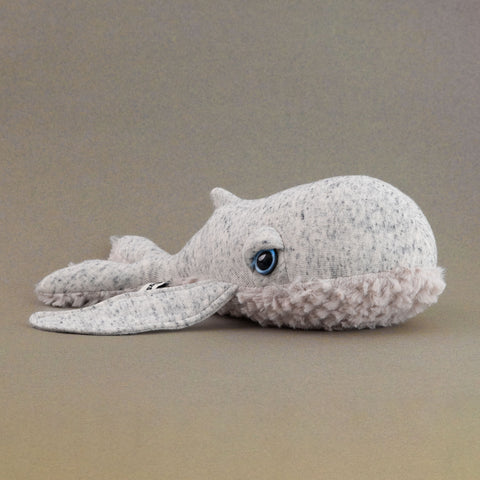 The Mini Whale Stuffed Animal Plushie Original Fur Mini by BigStuffed