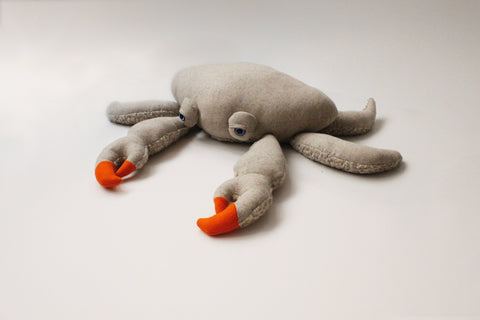 The Crab Stuffed Animal Plushie Sand Big by BigStuffed