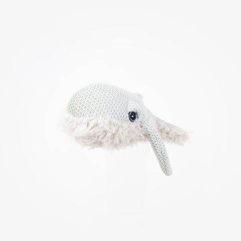The Mini Whale Stuffed Animal Plushie GrandMa Fur Mini by BigStuffed
