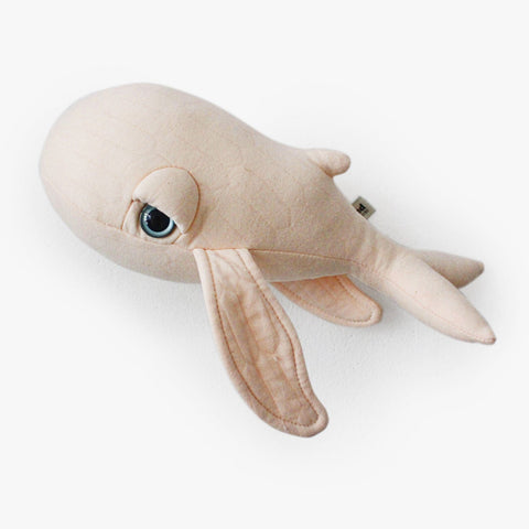 The Mini Whale Stuffed Animal Plushie Lady Mini by BigStuffed