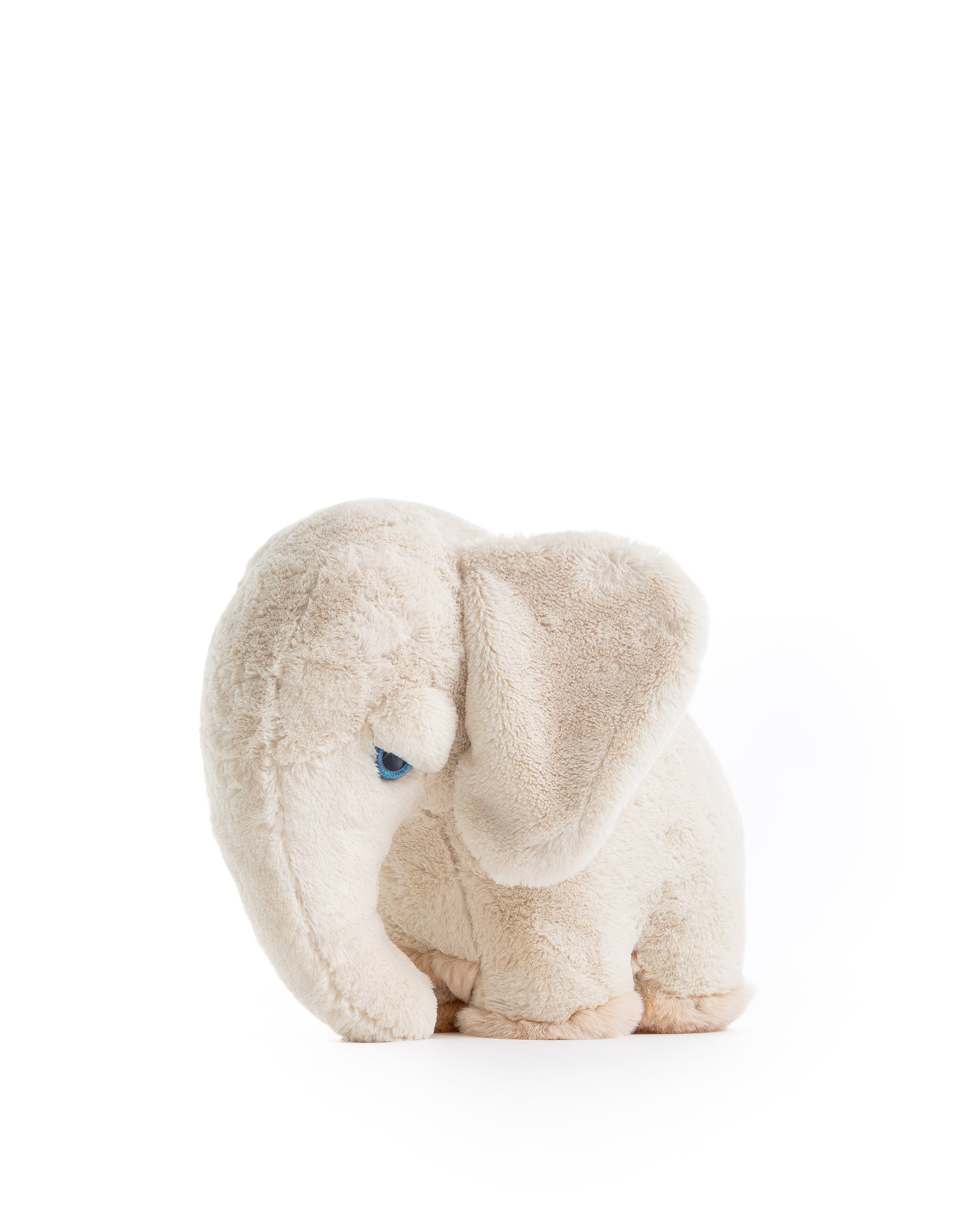 ぬいぐるみ  Original Bashful Luxe Elephant Bashful Luxe Elephant Thuddeus with Personalized Navy Jumper