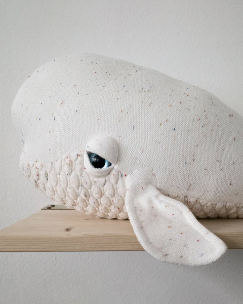 The Beluga Stuffed Animal Plushie Freckled Small by BigStuffed