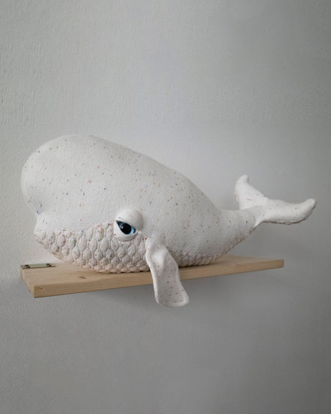 The Beluga Stuffed Animal Plushie Freckled Small by BigStuffed