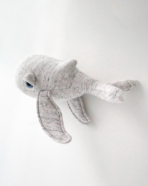 The Mini Whale Stuffed Animal Plushie GrandPa Mini by BigStuffed