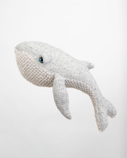 The Whale Stuffed Animal Plushie Original Small by BigStuffed