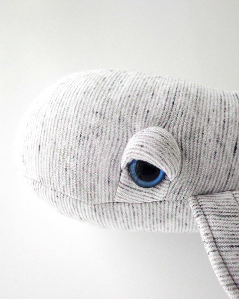 The Mini Whale Stuffed Animal Plushie GrandPa Mini by BigStuffed