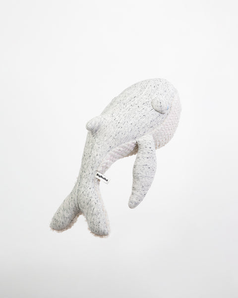 The Whale Stuffed Animal Plushie Albino Big by BigStuffed