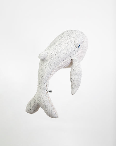 The Whale Stuffed Animal Plushie Original Big by BigStuffed