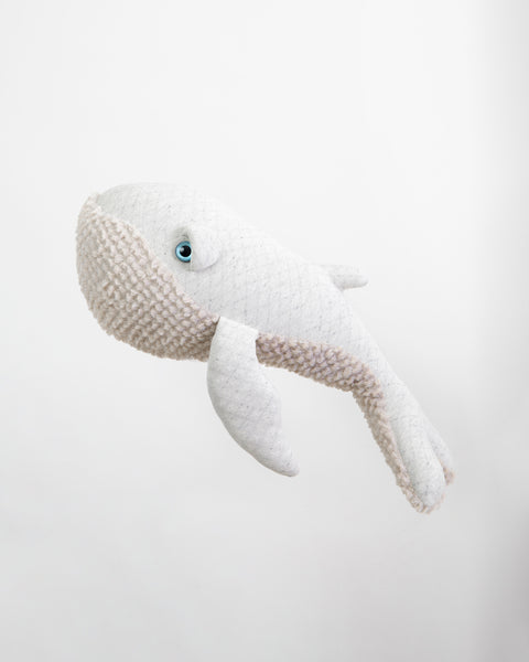 The Whale Stuffed Animal Plushie Red Velvet Small by BigStuffed