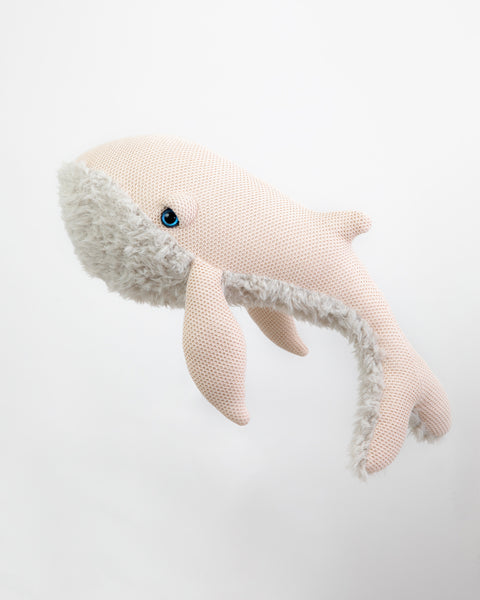 The Whale Stuffed Animal Plushie Mama Big by BigStuffed