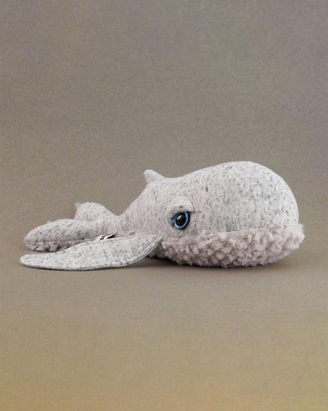 The Mini Whale Stuffed Animal Plushie Gold Mini by BigStuffed