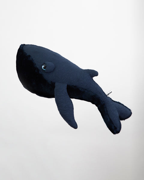 The Whale Stuffed Animal Plushie Night Small by BigStuffed