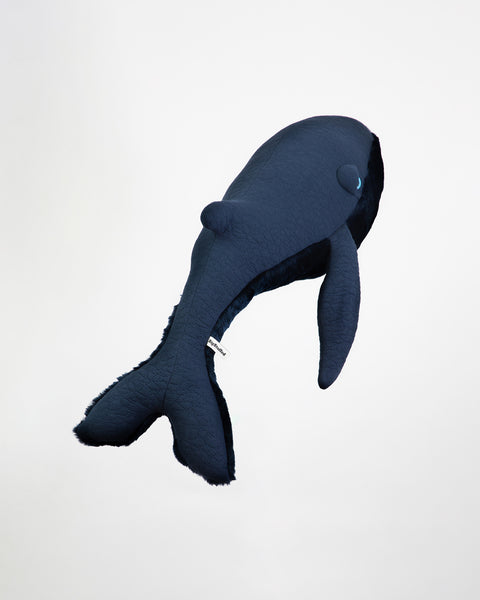 The Whale Stuffed Animal Plushie Night Big by BigStuffed