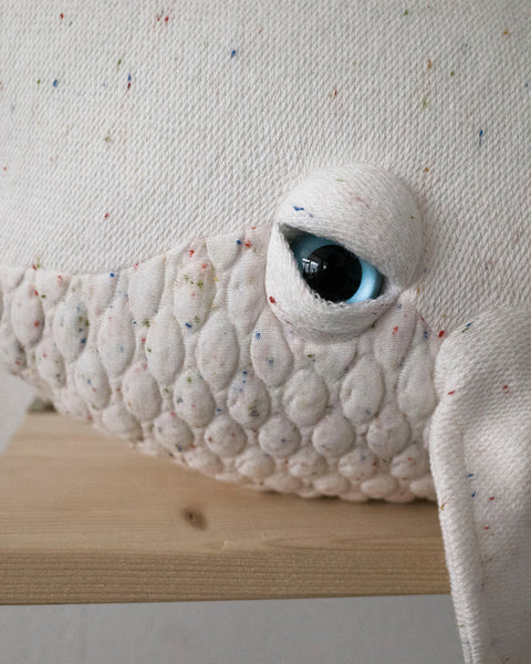 The Beluga Stuffed Animal Plushie Freckled Small by BigStuffed