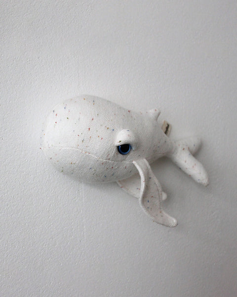 The Mini Whale Stuffed Animal Plushie Freckled Mini by BigStuffed