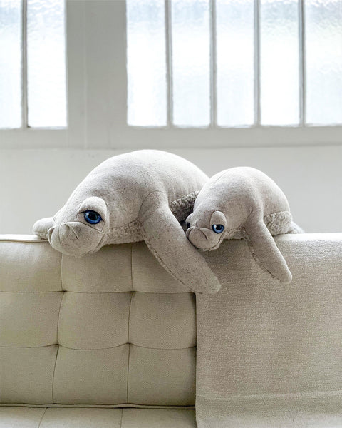 The Manatee Stuffed Animal Plushie Sand Big by BigStuffed