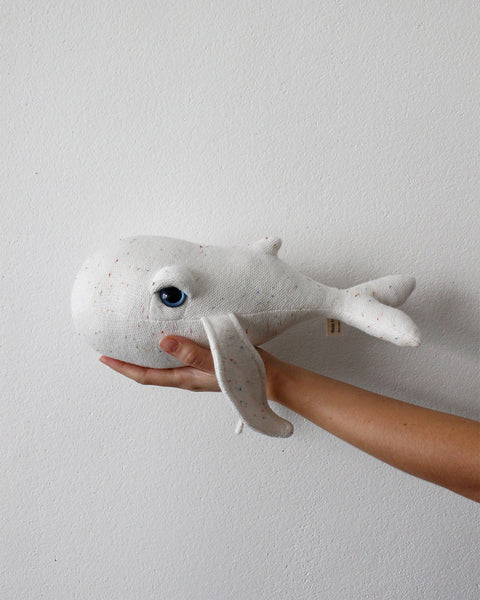 The Mini Whale Stuffed Animal Plushie Freckled Mini by BigStuffed