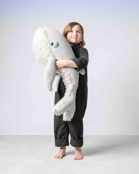 The Whale Stuffed Animal Plushie GrandMa Big by BigStuffed