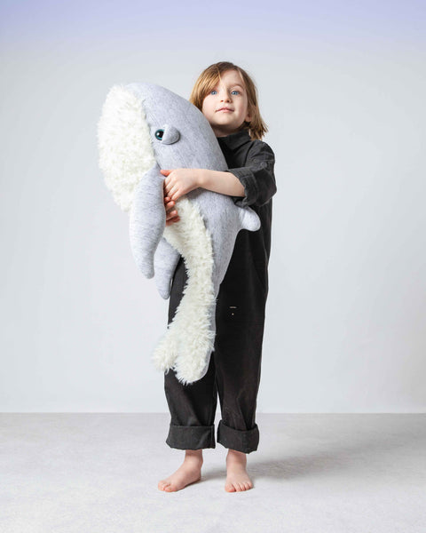The Whale Stuffed Animal Plushie GrandPa Big by BigStuffed