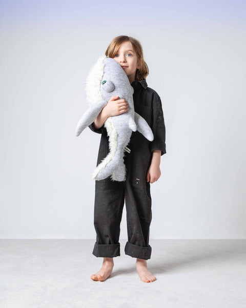 The Whale Stuffed Animal Plushie GrandPa Small by BigStuffed