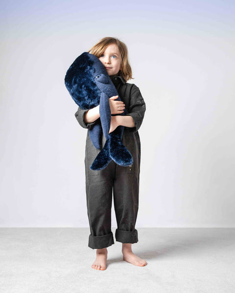The Whale Stuffed Animal Plushie Midnight Small by BigStuffed
