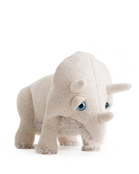 The Trino Stuffed Animal Plushie Ivory Big by BigStuffed
