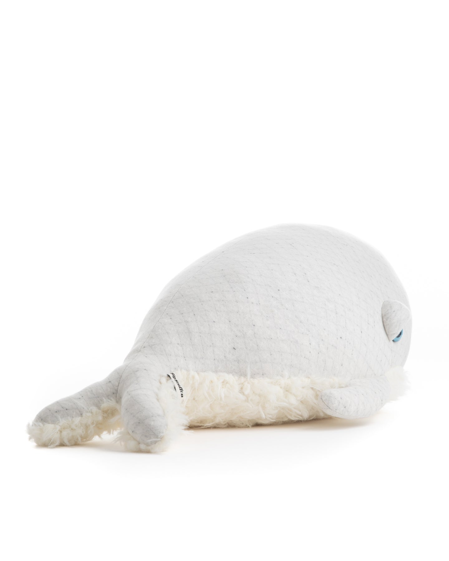 The Bubble Whale Stuffed Animal Plushie Albino Giant by BigStuffed