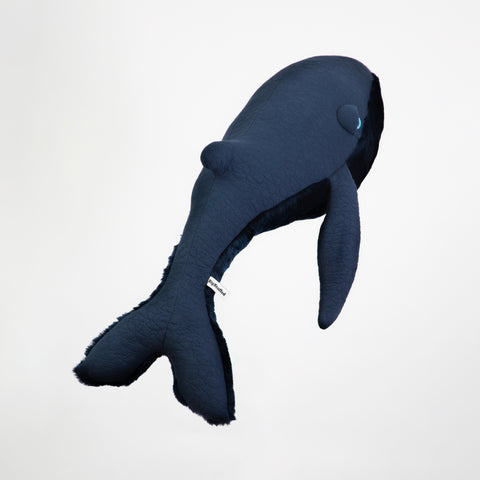 The Whale Stuffed Animal Plushie Night Big by BigStuffed
