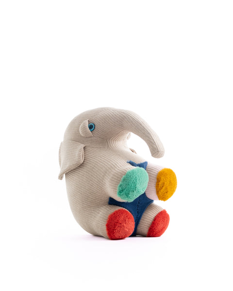 The Elephant Stuffed Animal Plushie Primary Small by BigStuffed