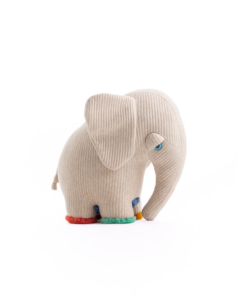 The Elephant Stuffed Animal Plushie Primary Small by BigStuffed