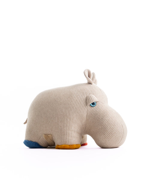 The Hippo Stuffed Animal Plushie Primary Big by BigStuffed