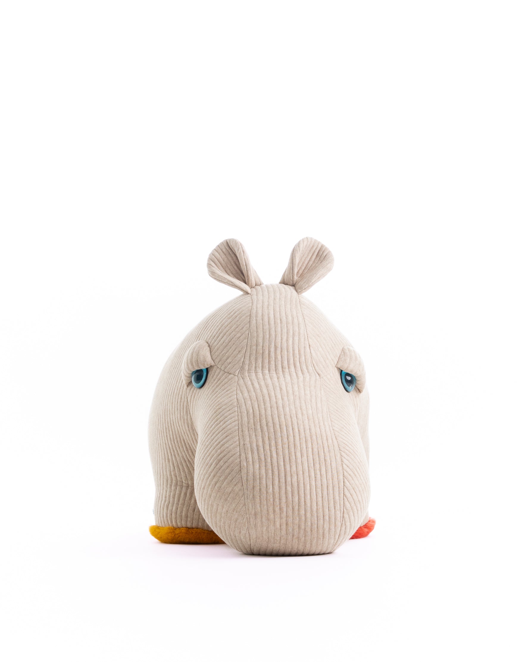 BigStuffed Full Fur Hippo Plush Companion
