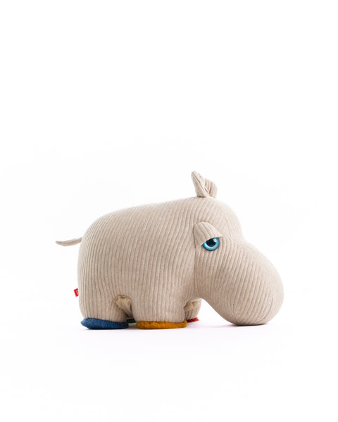 The Hippo Stuffed Animal Plushie Primary Small by BigStuffed