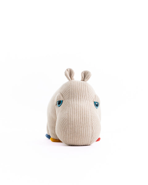 The Hippo Stuffed Animal Plushie Primary Small by BigStuffed