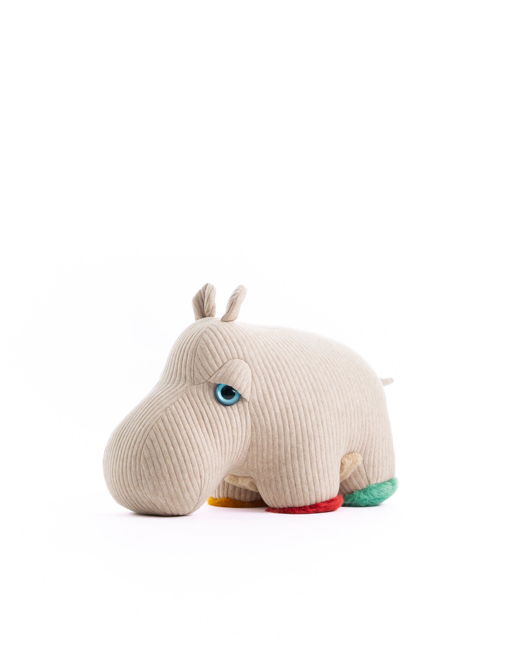 BigStuffed Full Fur Hippo Plush Companion