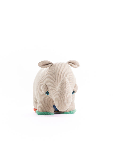 The Rhino Stuffed Animal Plushie Primary Small by BigStuffed