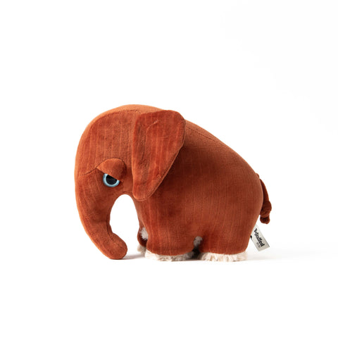 The Velvet Elephant Stuffed Animal Plushie Red Mini by BigStuffed