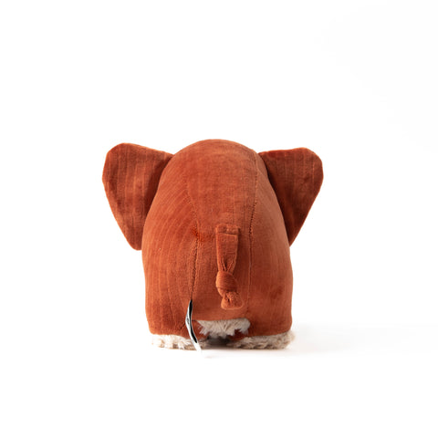 The Velvet Elephant Stuffed Animal Plushie Red Mini by BigStuffed