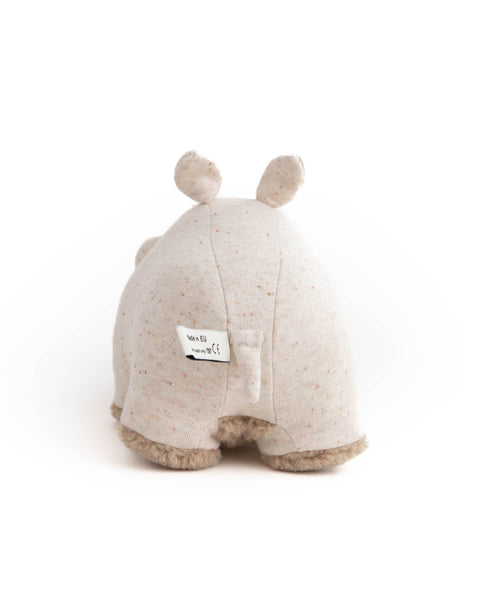 The Mini Hippo Stuffed Animal Plushie Ivory Mini by BigStuffed