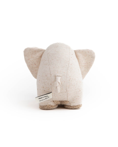 The Mini Elephant Stuffed Animal Plushie Ivory Mini by BigStuffed