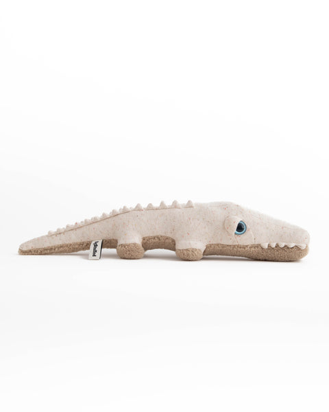 The Mini Crocodile Stuffed Animal Plushie Ivory Mini by BigStuffed