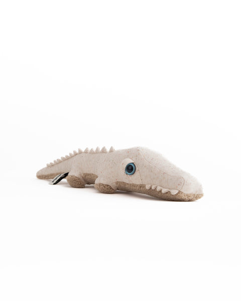 The Mini Crocodile Stuffed Animal Plushie Ivory Mini by BigStuffed