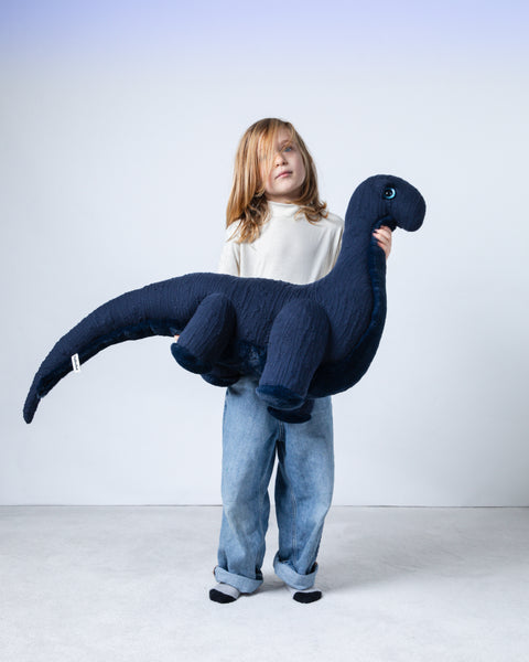 The Dinosaur Stuffed Animal Plushie Midnight Big by BigStuffed