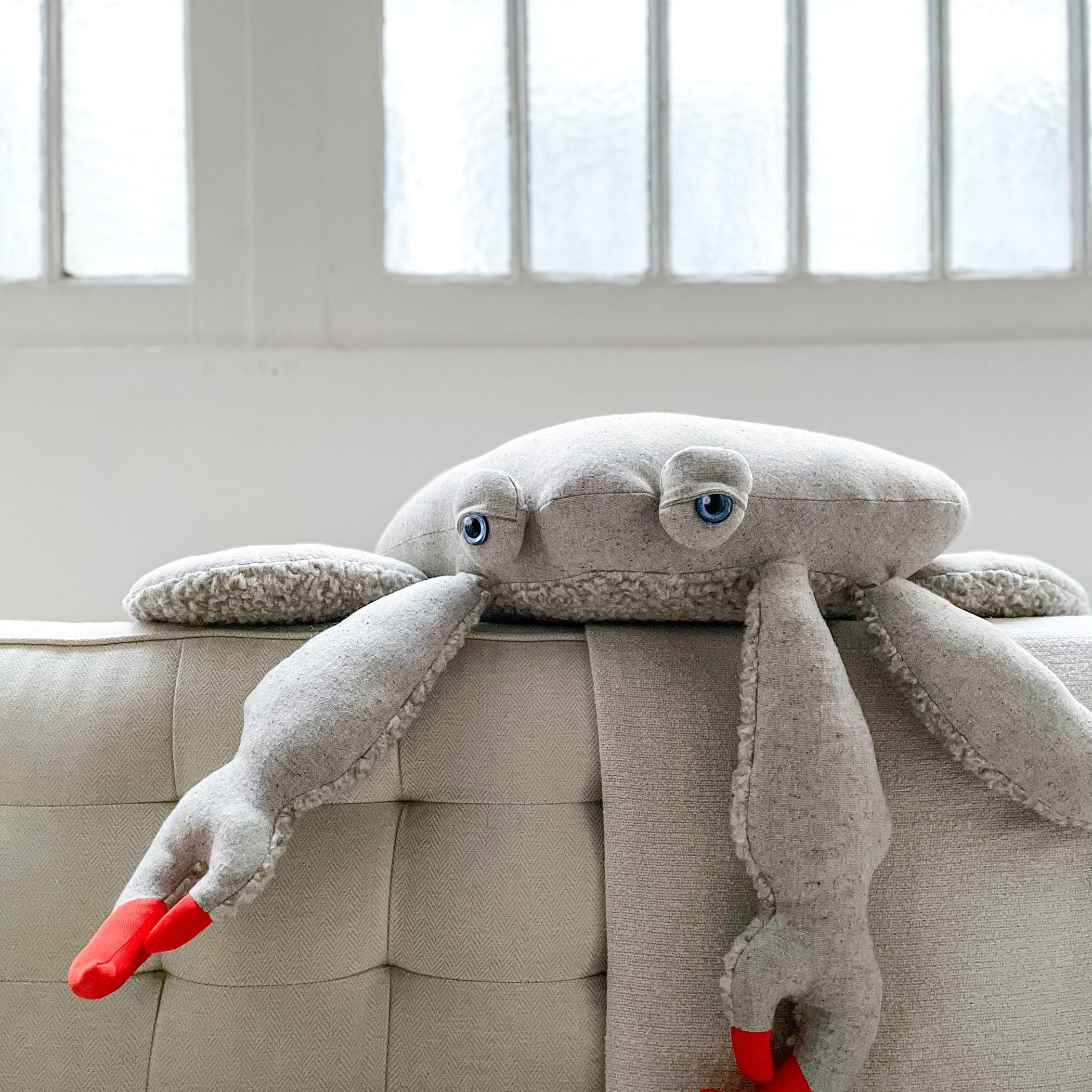 Cotton crab stuffed animal