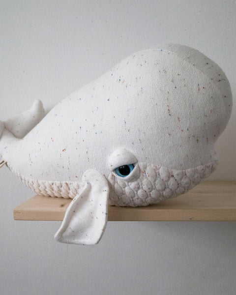 The Beluga Stuffed Animal Plushie Freckled Small by BigStuffed