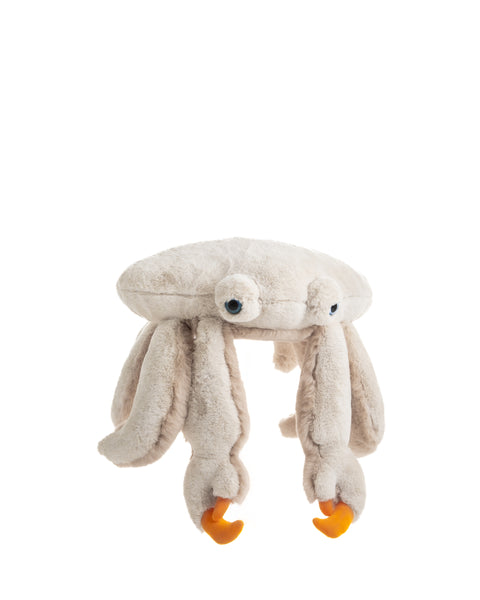 The Crab Stuffed Animal Plushie Beige Fur Big by BigStuffed